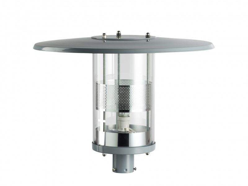 M-LIGHT - Pylväsvalaisin - Comet 125 IP44 harmaa