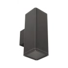 M-LIGHT - Seinävalaisin ulko - Pillar Square 2x E27 Harmaa