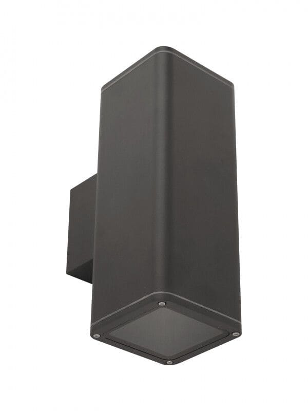 M-LIGHT - Seinävalaisin ulko - Pillar Square E27 Harmaa