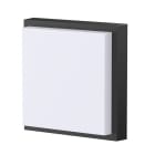 AIRAM - Seinä/kattovalaisin ulko - IP65 800lm 830/840 DIM PCO BK
