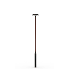 ENSTO - Puupylväs Saga - SAGA 5W RAL 9005/SAFFRON