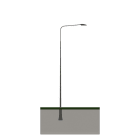 SÄHKÖ-JOKINEN - Kartiopylväs 1-varsi - P210B112K 12m Kartiopylväs