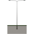 SÄHKÖ-JOKINEN - T110B110K 10m Kartiopylväs - Kartiopylväs 2-varsi