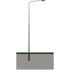 SÄHKÖ-JOKINEN - P120B110K 10m Kartiopylväs - Kartiopylväs 1-varsi