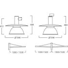 FAGERHULT - Stockholm valaisinvarsi - 205018 VARSI L=1500. D60 MU