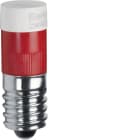 HAGER - LED-lamppu S.1/R.1/R.3 - Pun 230VAC 4mA E10