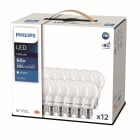 PHILIPS - Vakiolamppu - E27 830 806LM 60=8W A60 12PCS