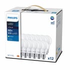 PHILIPS - Vakiolamppu - E27 827 806LM 60=8W A60 12PCS
