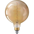 PHILIPS - Sisustuslamppu - 7-40W E27 G200 DIM GOLD 470lm