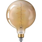 PHILIPS - Sisustuslamppu - 7-40W E27 G200 DIM GOLD 470lm