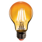SYLVANIA - Sisustuslamppu - A60 ORANGE 380LM E27 CL IP54