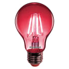 SYLVANIA - Sisustuslamppu - A60 4.1W RED 80LM E27 CL IP54
