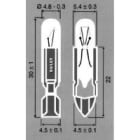 PEREL - Puhelinlamppu - T5524040-T-5.5 24V 40MAEC