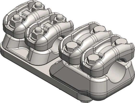 MELBYE - Pääteliitin - Pääteliit. 2d+2D 17-37/37-47mm
