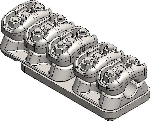 MELBYE - Pääteliitin - Pääteliit. 3d+2d 17-37/17-37mm