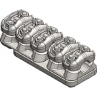 MELBYE - Pääteliitin - Pääteliit. 3d+2d 17-37/17-37mm