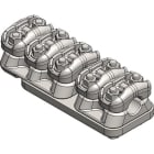 MELBYE - Pääteliitin - Pääteliit. 3d+2d 17-37/17-37mm