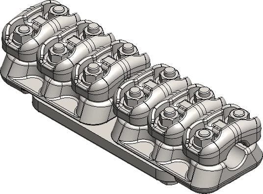 MELBYE - Pääteliitin - Pääteliit. 3d+3d 17-37/17-37mm