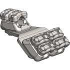 MELBYE - Pääteliitin - Päätel.Dupl 45° 3x37-47mm 2D