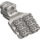 MELBYE - Pääteliitin - Dupl 45° 1x37-47 2D 2x17-37 3d