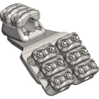 MELBYE - Pääteliitin - Dupl 45° 1x37-47 2D 2x17-37 3d