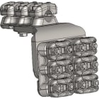 MELBYE - Pääteliitin - Päätel.Dupl 90° 3 x17-37mm 3d