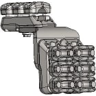 MELBYE - Pääteliitin - Päätel.Dupl 90° 3x37-47mm 3D
