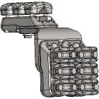 MELBYE - Pääteliitin - Päätel.Dupl 90° 3x37-47mm 3D