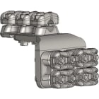 MELBYE - Pääteliitin - Dupl 90° 1x7-37 3d 2x17-37 2d