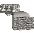 MELBYE - Pääteliitin - Dupl 90° 1x7-37 3d 2x17-37 2d