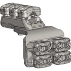 MELBYE - Pääteliitin - Dupl 90° 1x37-47 3D 2x17-37 2d