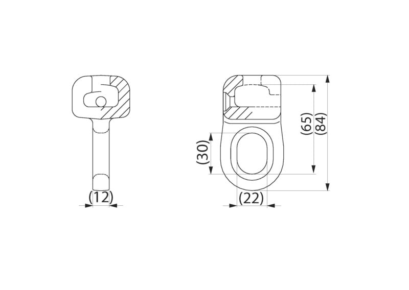 ENSTO FINLAND - Kuppisilmukka 11 IEC 120 - SH192, Kuppisilmus