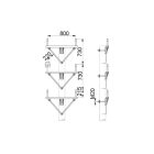 ENSTO FINLAND - Taso-orsi PAS 2-j/1-p - SH 181 1kpl=3 ORTTA