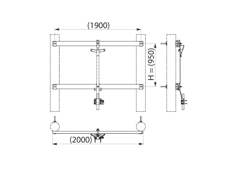 ENSTO FINLAND - Asennussarja yj.suojateline - SH607