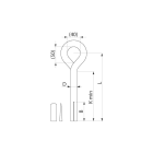 ENSTO FINLAND - Kalliosilmus 250mm - SH78.1 (d20). kiiloin