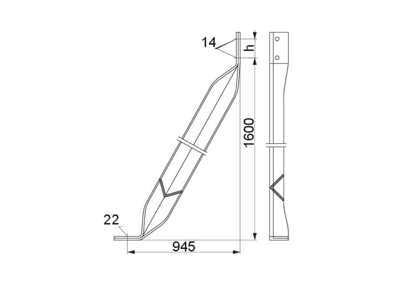 ENSTO FINLAND - Kulmarautavinotuki KVT-2 - SH 244.2