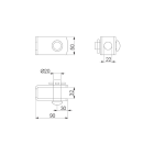 SALOMAAN KONEPAJA - Riippueristinhahlo U-pidin - U-pidin PKH24 KS, 90mm