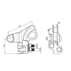 EUROLAITE - Päätepidin - PP20 Päätepidin 6-14,9 mm