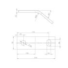 EUROLAITE - Harusrauta - Fixing plate, E-4003