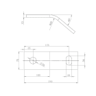 EUROLAITE - Harusrauta - Fixing plate, E-4003