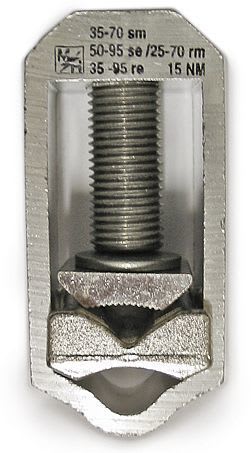 TE CONNECTIVITY - Ruuvikaapelikenkä v-malli - HEL-5835 2x50 - 185 mm2