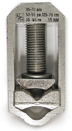 TE CONNECTIVITY - Ruuvikaapelikenkä v-malli - HEL-5835 2x50 - 185 mm2