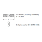 TYCO ELECTRONICS - Kierteellinen liitostappisarja M16/M16 - RSTI-SA-PIN Liitostappisarja