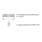 TYCO ELECTRONICS - Kierteellinen liitostappisarja M16/M16 - RSTI-SA-PIN Liitostappisarja