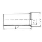 WEIDMÜLLER - Pääteholkki 1000 kpl/pussi - 37300 H 2.5