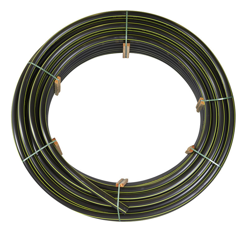 UPONOR INFRA - Suojaputki - 140/114 125M PE musta/kelt SRE