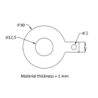OUNEVA - Lattaliitin (mittausliitin) - M12