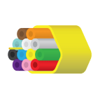 NESTOR - Mikrokanavanippu - Optimus DB 12 x 7/3,5mm Yellow