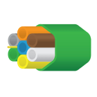 NESTOR - Mikrokanavanippu - Optimus DB 7 x 14/10mm Green