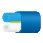 NESTOR - Mikrokanavanippu - Optimus DB 2 x 7/3,5mm Blue